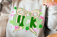 Lucky Shamrock Png, Blessed Vibes Png, Not Lucky Simply Png Product Image 3