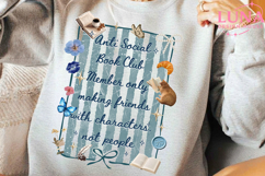 Members Only Anti Social Book Club Shirt, Funny Introvert Product Image 6