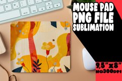 Chic 3D Flower Pattern Mouse Pad Product Image 1