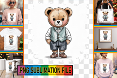 Dazzling PNG Art for TSHIRTS, Teddy Bear Product Image 1