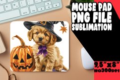 Spooky Pumpkin Animal Mouse Pad PNG Product Image 1