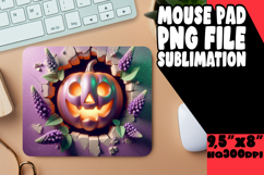 BLISSFUL DESK PAD ARTISTIC PNG, 3D Pumpkin Product Image 1