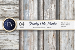 Whitewashed Wood Texture Shabby Chic Rustic Digital Paper Product Image 1