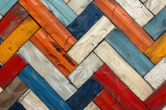 Colorful Herringbone Pattern Background Wallpaper Product Image 1