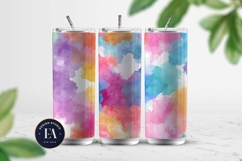 Watercolor Wash Digital Paper | Seamless Rainbow Texture Product Image 2