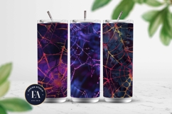 Neon Cobweb Digital Papers, Spooky texture Product Image 2