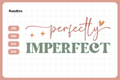 Christian Quote SVG - Faith Saying | Perfectly Imperfect Product Image 3