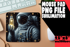 Luminous MOUSE PAD Creative PNG, Astronaut Product Image 1