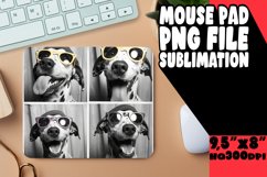 Playful Puppy Photo Sublimation Mouse Pad Template for Custo Product Image 1