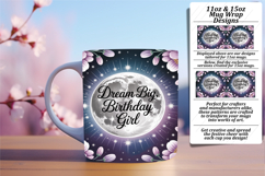 Vivid 15oz Mug Wrap Png Artwork , Girl Quote Product Image 1