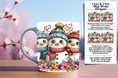 Gingerbread Man Christmas Design 11oz/15oz Mug Wrap Product Image 1
