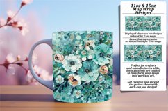 Sublimation Design 11oz/15oz Bright Floral Product Image 1