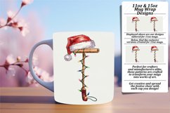 Happy 15oz Mug Wrap Png Template , Holiday Product Image 1