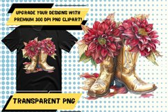 Prairie Petunia Patch: Western-themed Sublimation Art Product Image 1