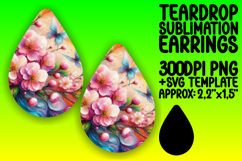 Bright Teardrop Design for Crafting , Flowers Product Image 1