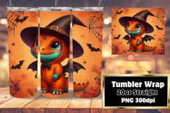 Personal Touch: 20oz Tumbler Design , Halloween Dino Product Image 1