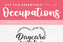 Daycare worker svg for early childhood or childcare workers Product Image 4