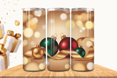 Festive Happy New Year Tumbler Wrap 2026: 20oz Skinny Tumble Product Image 1