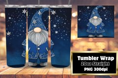 Christmas Gnome Tumbler Wrap 20oz Holiday Design Product Image 1