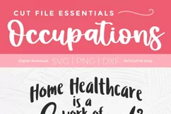 Home health aide svg, Home care aide, a Caregiver svg or dxf Product Image 5