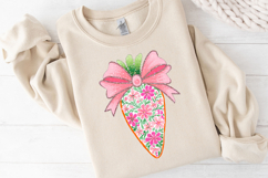 Carrot Easter Clipart, Happy Easter Sublimation PNG Product Image 1
