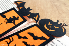 Halloween bookmark svg template Magic layered paper bookmark Product Image 2