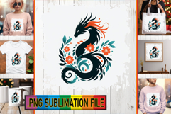 Sweet TSHIRT PNG Art Ideas, Flower Animals Product Image 1