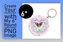 Creative Circle Design for Sublimation , Cute Dog Product Image 1