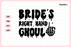 Spooky Bachelorette Party Saying SVG | Right Hand Ghoul Product Image 3