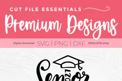 Class of 2027 svg, cute 2027 grad svg, 2027 graduate sen Product Image 5