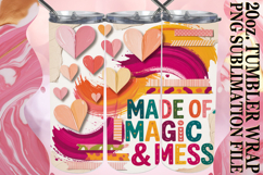 JOYFUL NIGHTS 20oz TUMBLER WRAP, Funny Quote Product Image 1