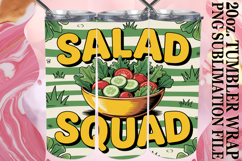 Happy Moments 20oz tumbler wrap, Retro Food Product Image 1