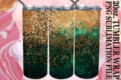 Dazzling Leopard Pattern Tumbler Wrap: Sublimation - 20oz Product Image 1