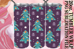 Luminous Days 20oz tumbler wrap, Christmas Product Image 1