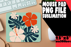 Vibrant Desk Mat Sublimation PNG, Flowers Product Image 1