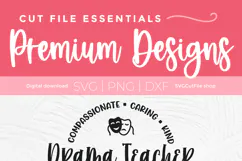 Drama Teacher svg - a speech and drama teacher svg file Product Image 5