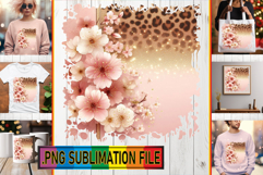 Charming TOTE BAG Designs PNG, Leopard Prints Product Image 1
