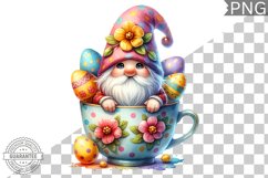 Easter Gnome Sublimation - Clipart PNG Design Product Image 1