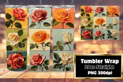 Summer Blossom Blast 20oz Tumbler Wraps - Sublime Sublimatio Product Image 1