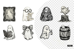 Boo! Halloween Ghost Clipart Product Image 1