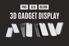 Futuristic 3D Gadget Display Kit Set 02 Product Image 1