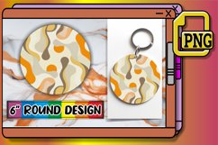 Floral Harmony: Round Abstract Circles Product Image 1