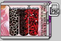 Luxe Glitter &amp; Floral Fusion Tumbler Art - 20oz Product Image 1