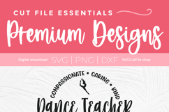 Dance Teacher svg - a tap or ballet teacher svg file Product Image 5