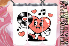 RADIANT SMILES 20oz TUMBLER WRAP, Valenines Heart Product Image 1