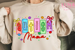 Coquette Autism Mama PNG, Autism Mama Png, In My Autism Mom Product Image 5