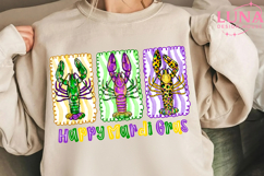 Happy Mardi Gras Png, Mardi Gras PNG, Fleur De Lis coquette Product Image 6