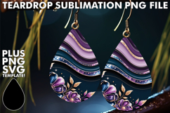 Dazzling Teardrop Earrings Designs, Pattern Product Image 1