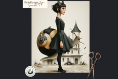 Dark Whimsy Stories Digital Papers for Junk Journals Product Image 3