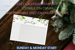 2027 Calendar Template Product Image 8